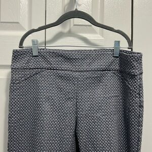 Charter Club Black and White Patterned Pants